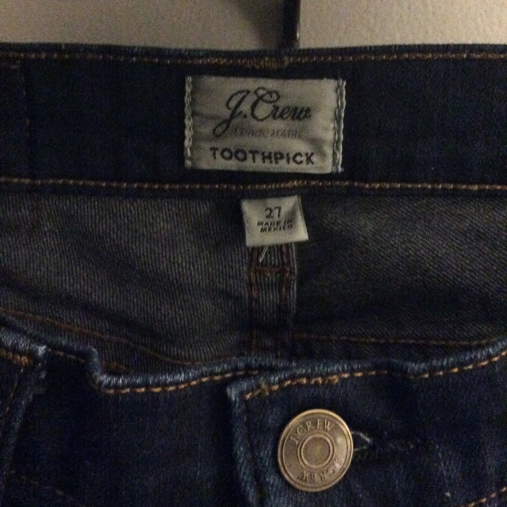 J Crew toothpick jeans
